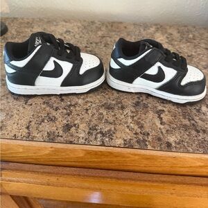 Nike Kids Black and White Sneakers
